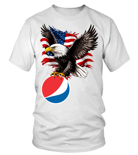 Pepsi Eagle American Flag