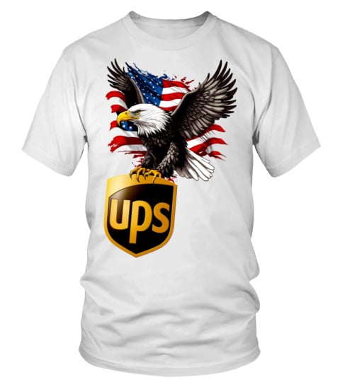 UPS Eagle American Flag
