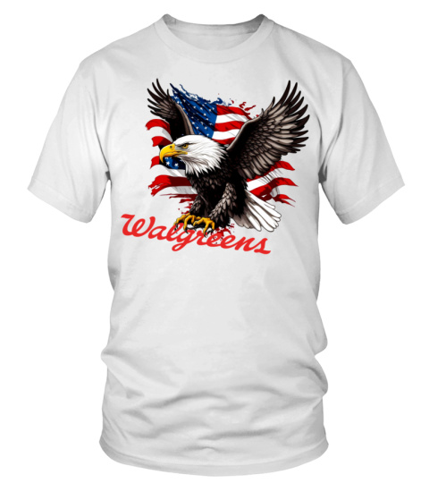 Walgreens Eagle American Flag