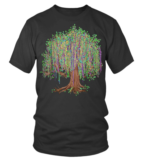 Tree Beads New Orleans 2024 Watercolor Festival T-Shirt
