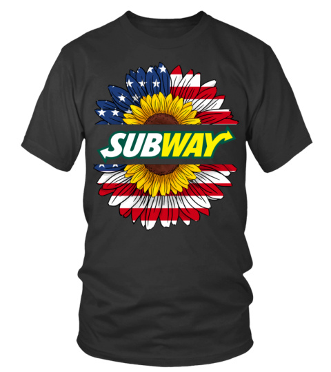 Subway American Flag Sunflower