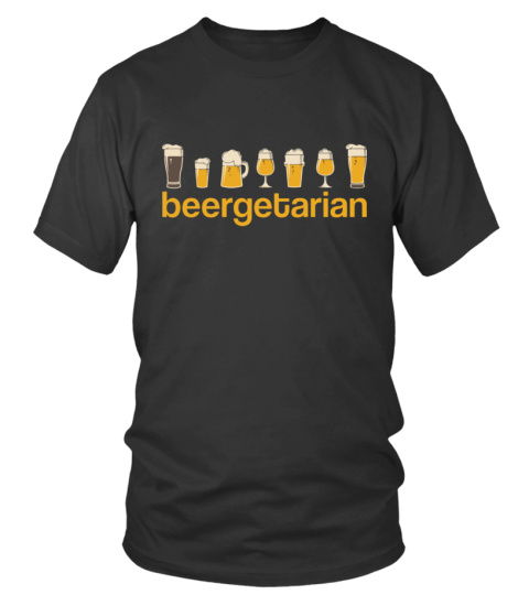 Beergetarian, para los aficionados de la Cerveza o Birra Camiseta