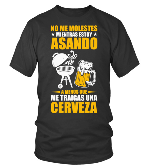 Dicho BBQ Maestro Parrilla Papá Barbacoa Y Cerveza Camiseta