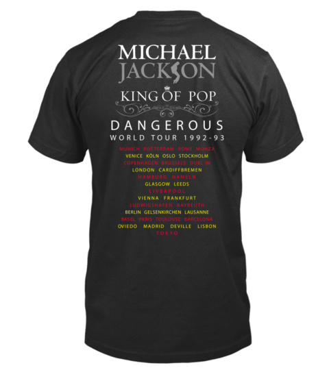 1992 Michael Jackson Dangerous World Tour Shirt - White