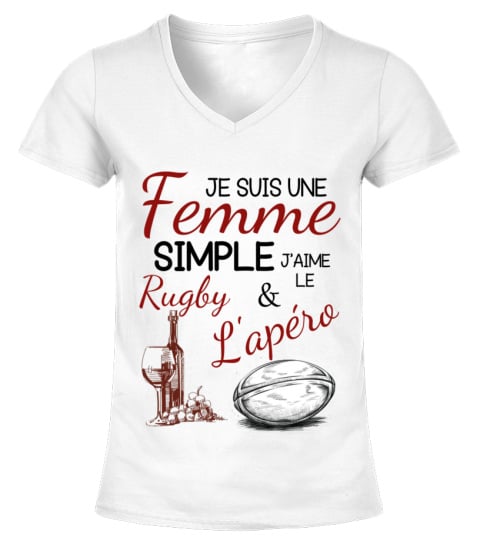 Je suis une femme simple - rugby