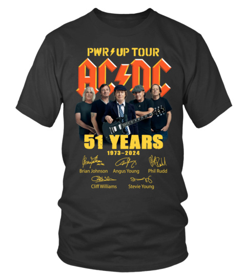 2 Faces ACDC Tour 2024 Stadium Shirt