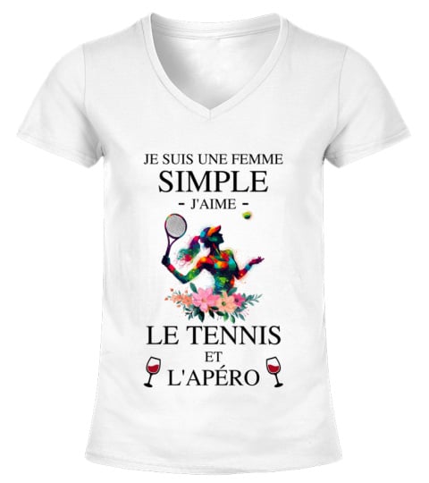 Je suis une femme simple - tennis