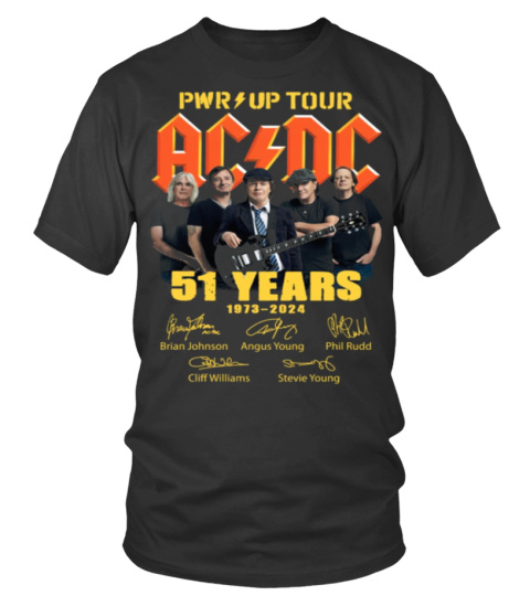 ACDC 51 YEARS ANNIVERSARY T SHIRT