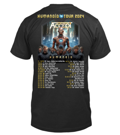 2-Sided Humanoid Accept Tour 2024 T Shirt