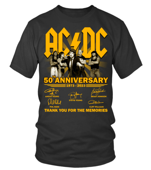 ACDC Anniversary BK (2) - T-shirt