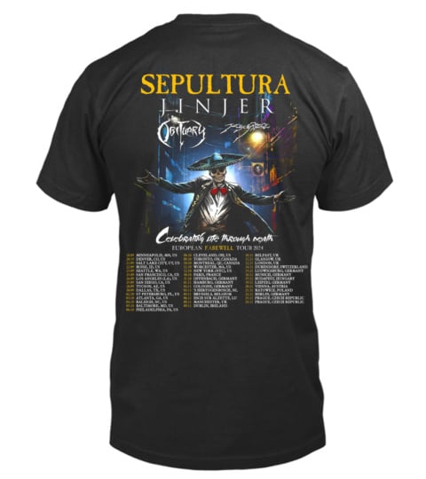 2-Sided Sepultura Tour Shirt 2024