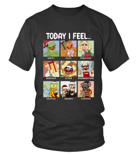 Muppets Christmas T-shirt - Today I Feel- The Muppet Show - M2D181007