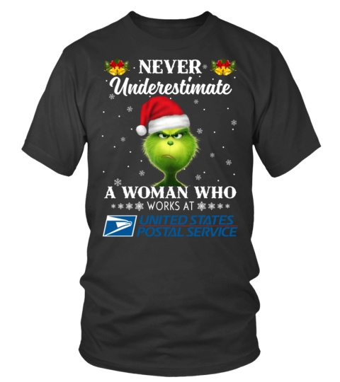 usps Never Underestimate Grinch Christmas