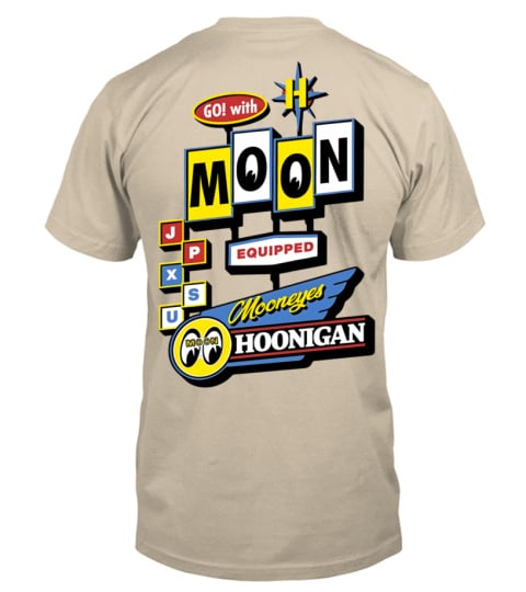 (2 SIDE) Hot Rod Mooneyes Hoonigan