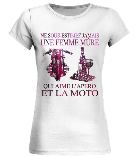 FEMME MÛRE - MOTO