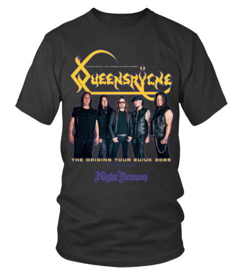 Maglietta - 2-Sided Queensryche Tour EU/UK 2025 Shirt