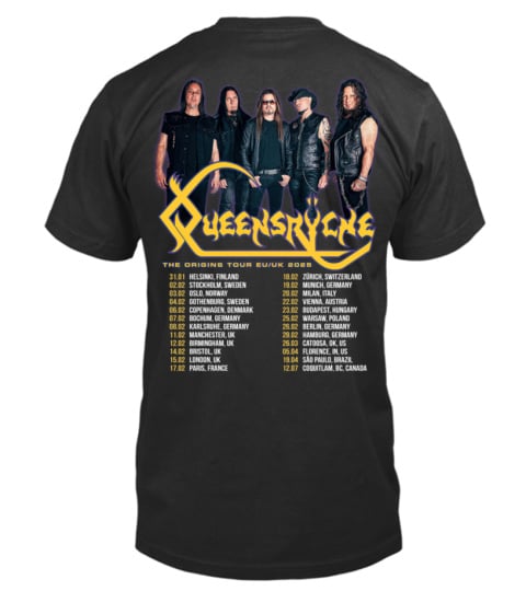 2-Sided Queensryche Tour EU/UK 2025 Shirt