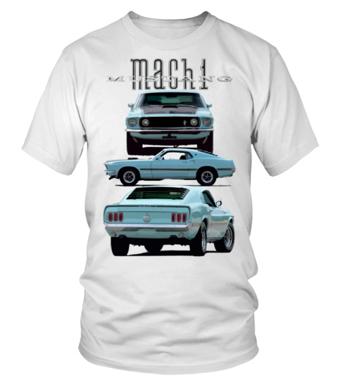 WT. 1969 FORD MUSTANG MACH 1 RAPIDE T-SHIRT PREMIUM