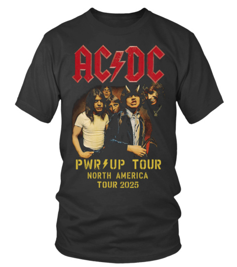 2-SD ACDC North America Tour 2025 Shirt