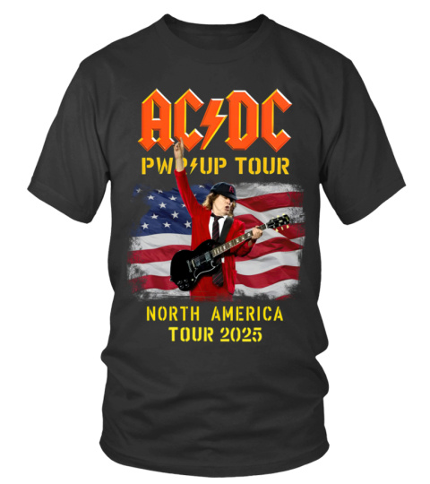 2-SD ACDC North America Tour 2025 Shirt