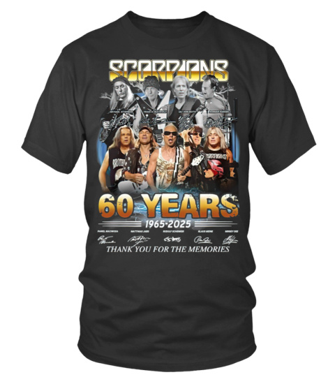 Scorpions 60s Anniversary Shirt