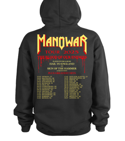 (2 side) Manowar THE BLOOD OF OUR ENEMIES TOUR 2025 (02)