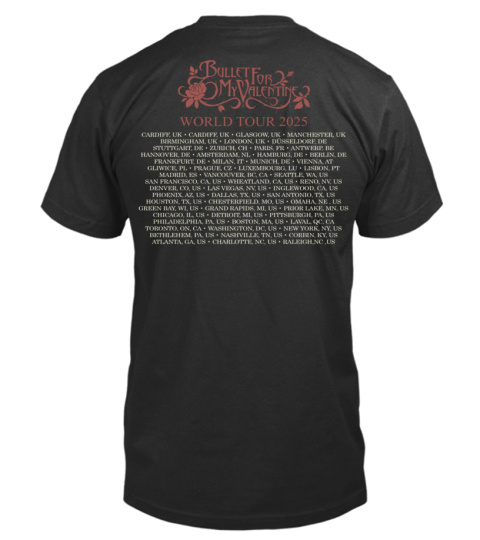 (2 side) Bullet For My Valentine WORLD TOUR 2025
