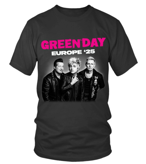 2-Sided Green Day Europe 25 Shirt