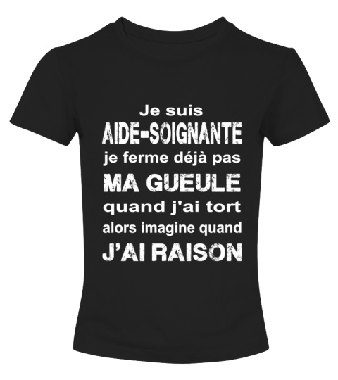 Je suis Aide-soignante