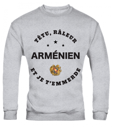 T-shirt têtu, râleur - Arménien