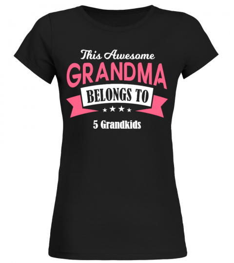 Personalized - This awesome Grandma belongs to......