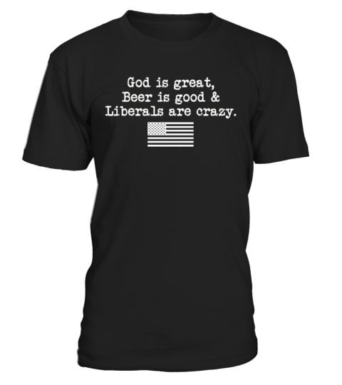 God Is Great Beer Is Good Tee Shirt