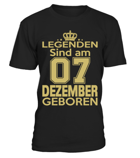 legenden sind am 07 dezember geboren