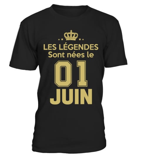 LES LÉGENDES SONT NÉES LE 01 JUIN