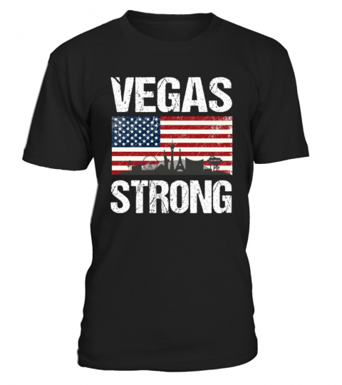Las Vegas Strong Flag T-Shirt