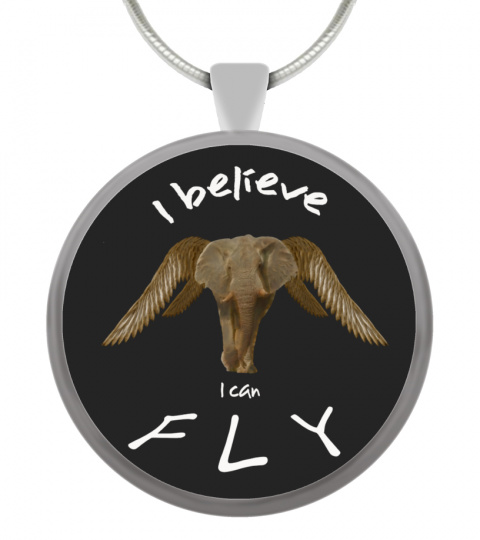 The Flying Elephant Necklace
