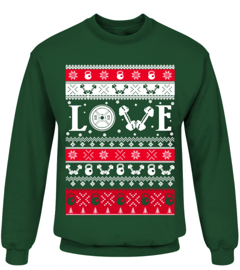 Love Fitness Ugly Christmas Sweater