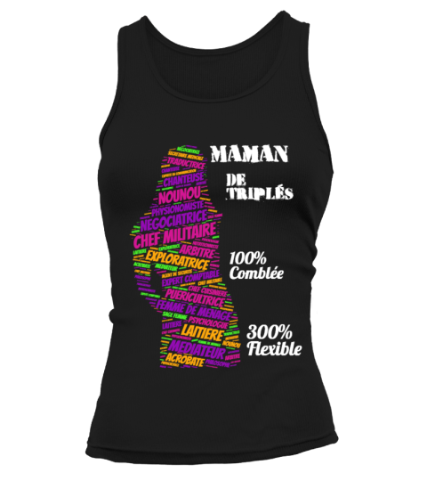 Maman de TRIPLÉS, version foncée.