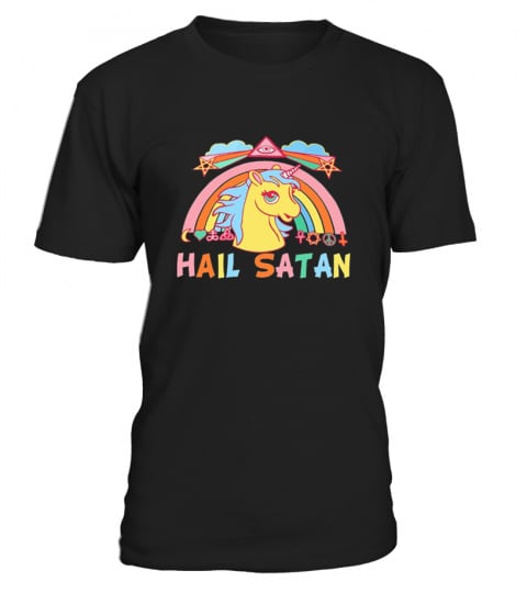 Hail Satan Unicorn T-shirt