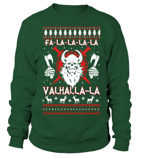Valhalla Ugly Christmas Sweater Best Funny Gift For Xmas