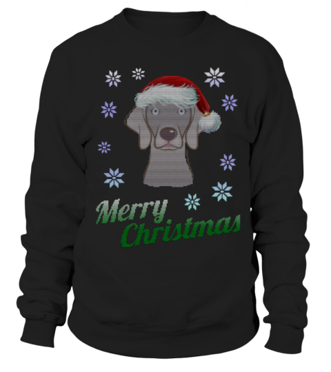 UGLY CHRISTMAS WEIMARANER, DOG