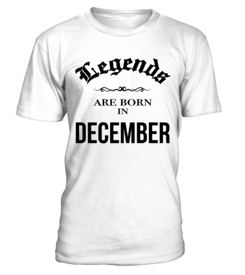 Birthday Legends are born in December