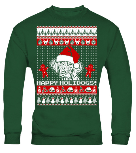 Merry Christmas Vizsla Lover Ugly Tshirt Tee Sweatshirt Hoodie