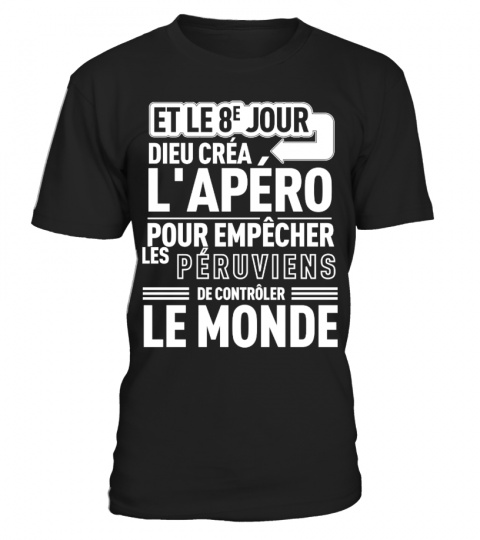 T-shirt 8eme Jour apéro - Péruviens