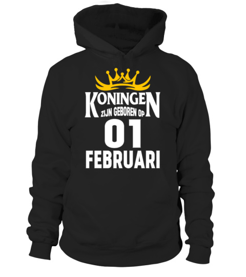 KONINGEN ZIJN GEBOREN OP 01 FEBRUARI