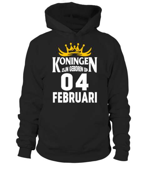 KONINGEN ZIJN GEBOREN OP 04 FEBRUARI