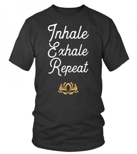 ✪ Inhale t-shirt cadeau yoga ✪