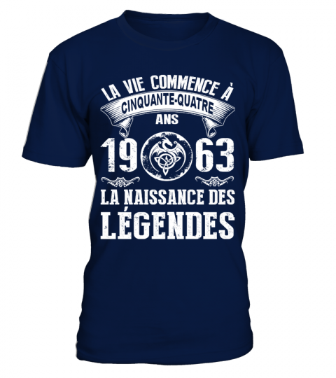 1963  la naissance des legendes tshirt