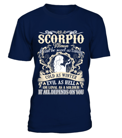 SCORPIO WOMAN  SWEET AS CANDY T-SHIRT