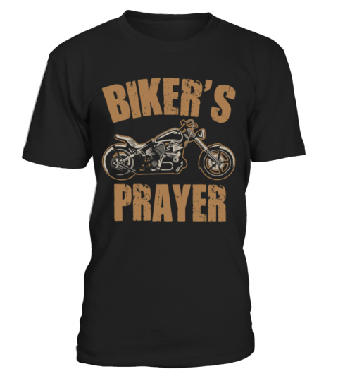 Biker - Cool T-shirt for biker's prayer